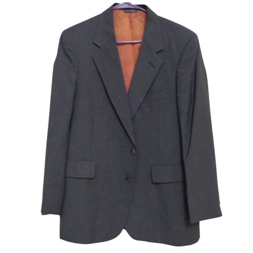 Vintage Levi Strauss & Co Business Class Men's Gray‎ Sport Coat Blazer 40S